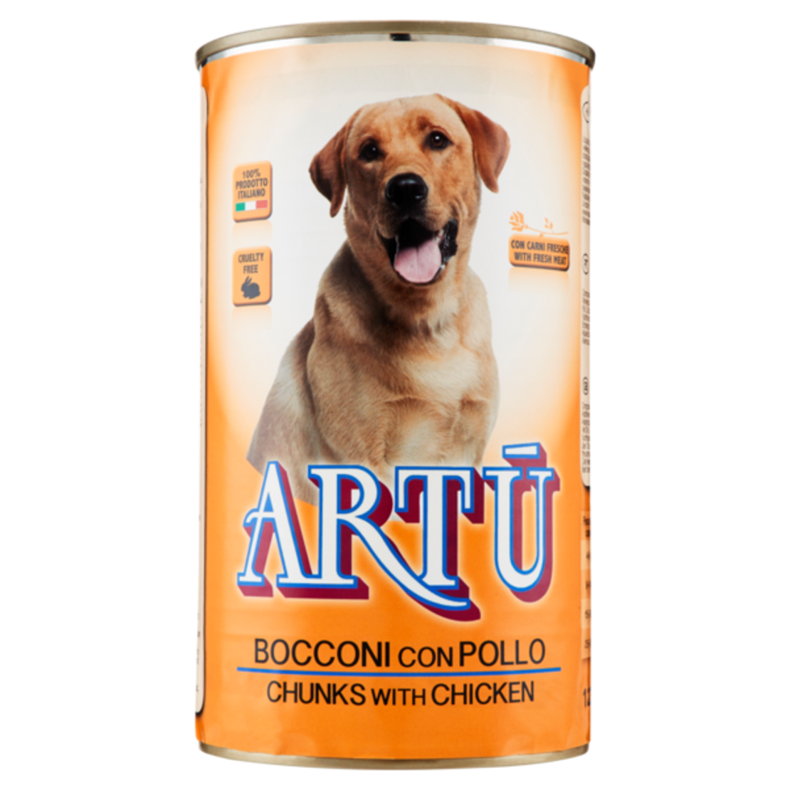 ARTU מזון רטוב לכלבים בפחית שימורים בטעמים לבחירה: כבש / בקר / הודו / טונה