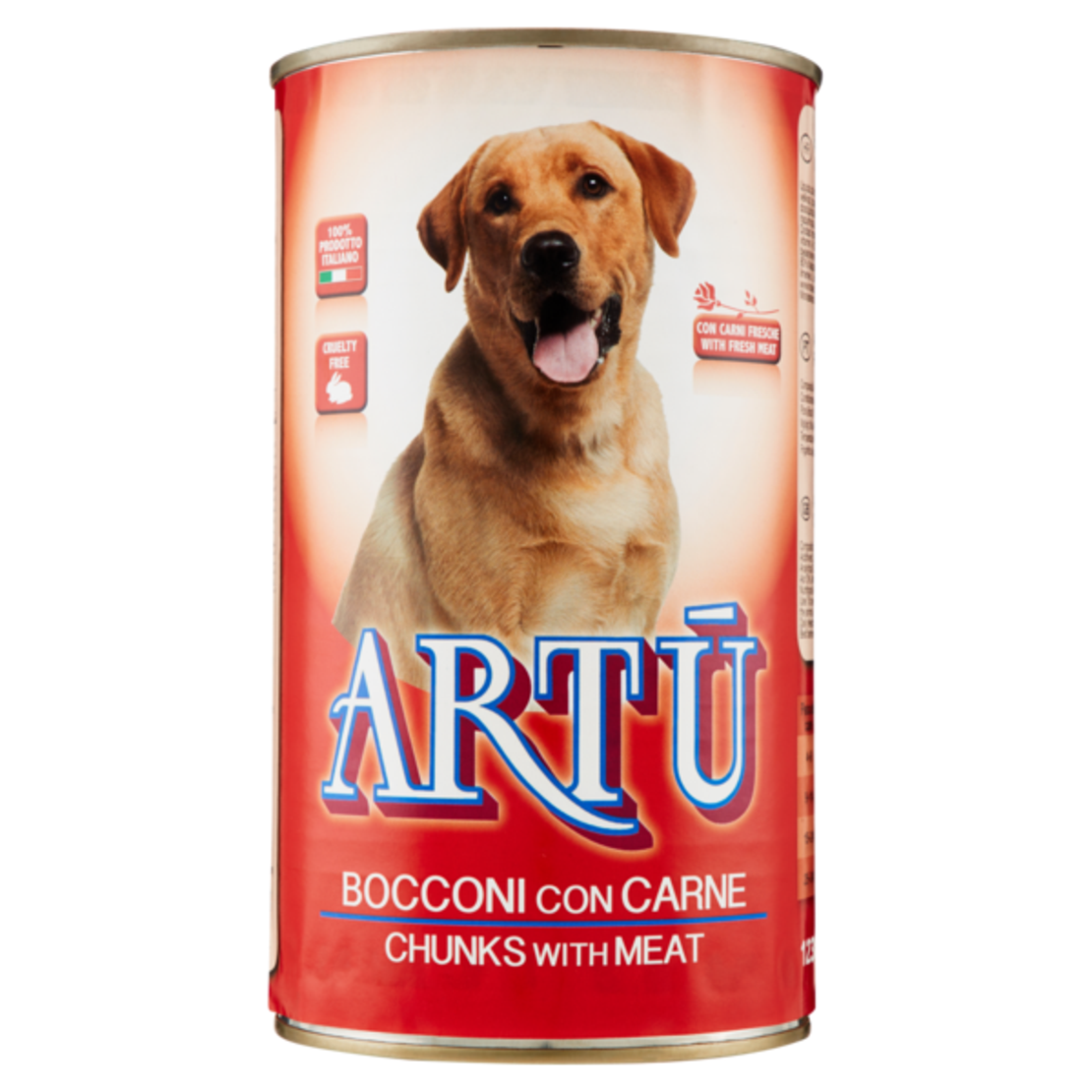 ARTU מזון רטוב לכלבים בפחית שימורים בטעמים לבחירה: כבש / בקר / הודו / טונה