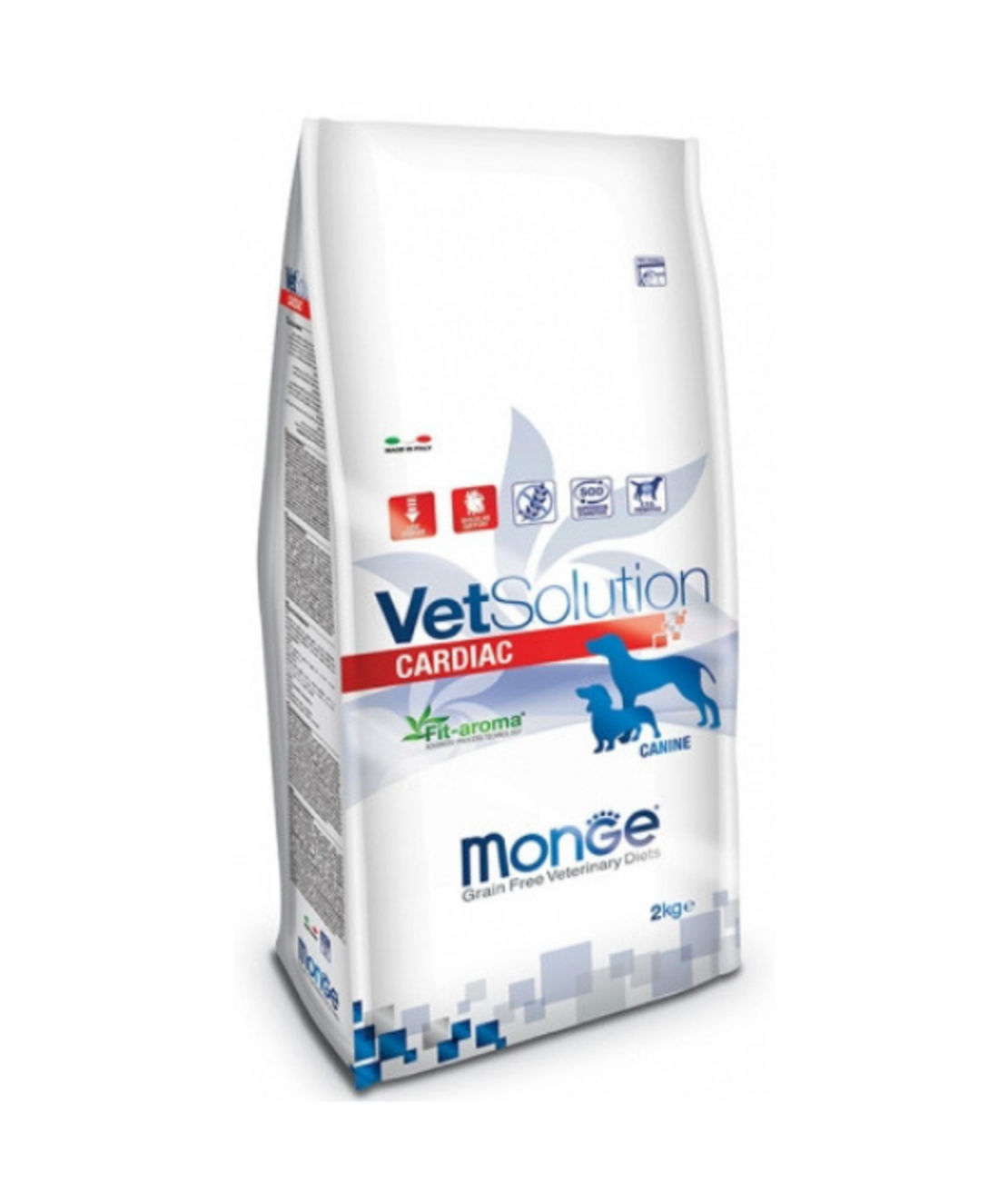MONGE VetSolution מונג' וט סולושן קרדיאק מזון רפואי לכלבים עם בעיות לב 12 ק