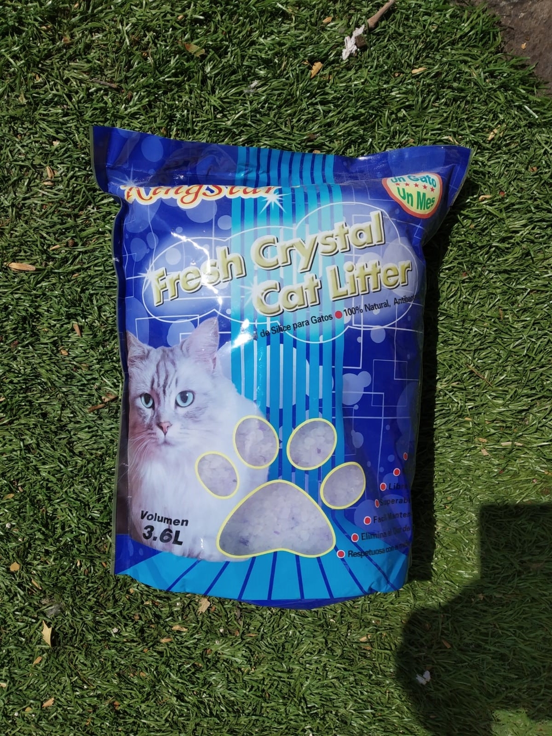 KING STAR קינג סטאר חול קריסטל לחתולים -8 שקים / 10 שקים בכל חבילה סה'כ 32 ליטר