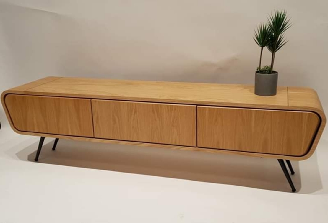 מזנון טלוויזיה דגם - טרפז