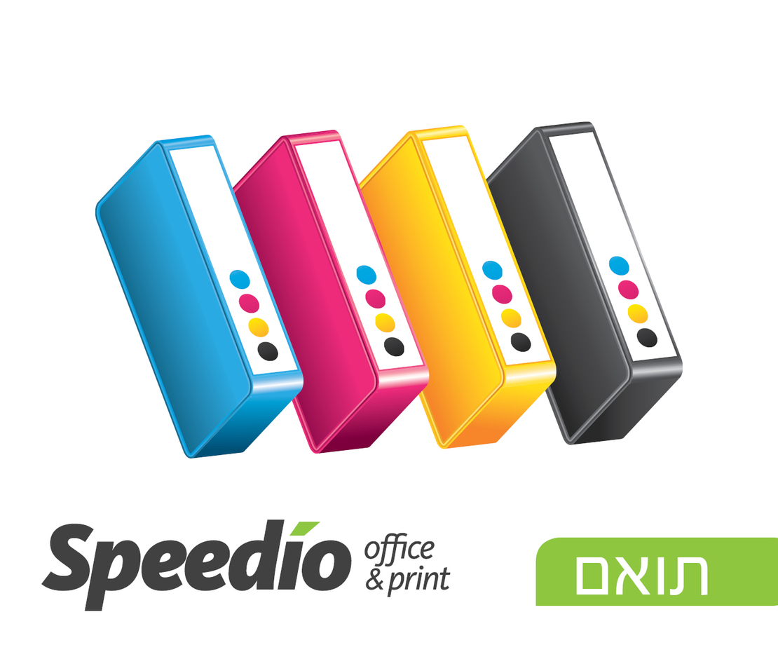 סט 4 ראש דיו  תואמים Brother LC1000BK/M/C/Y