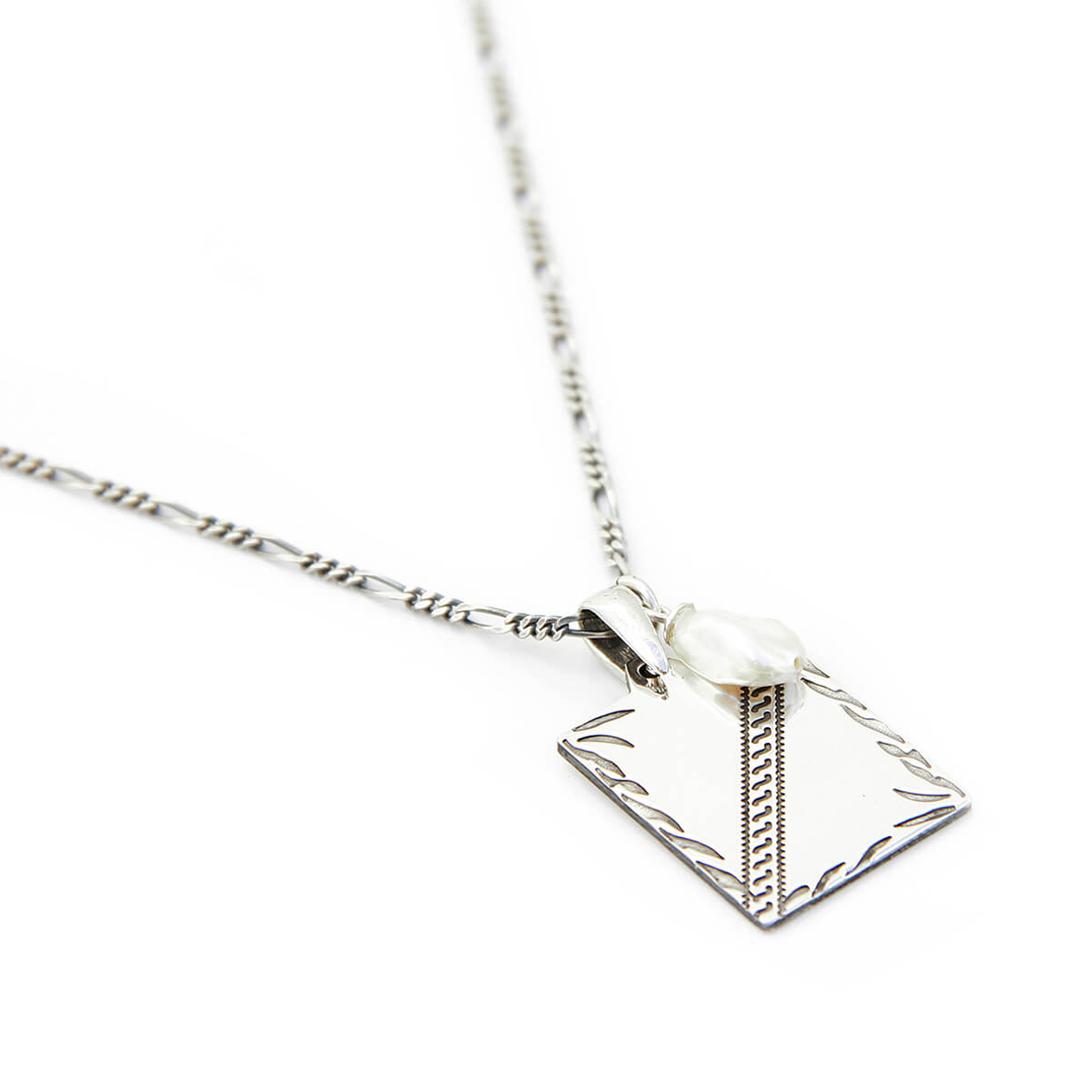 שרשרת קליאו פנינה - כסף 925