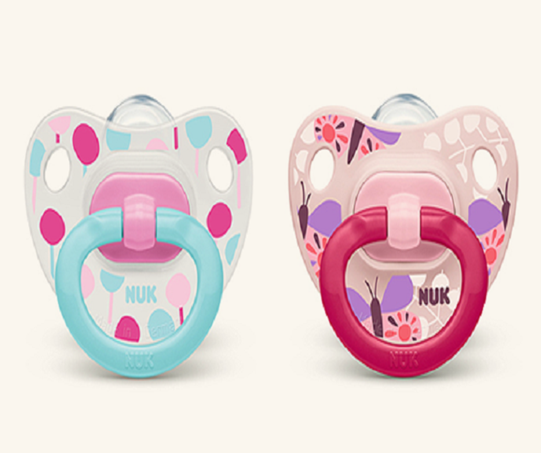 NUK זוג מוצצים הפי דייז 18-36 חודשים