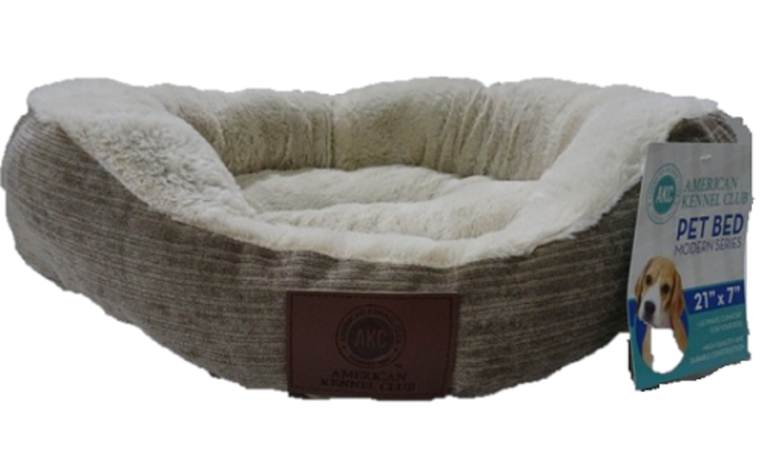 מיטה לכלב קטן, כירבולית עגולה  קוטר 53 AKC