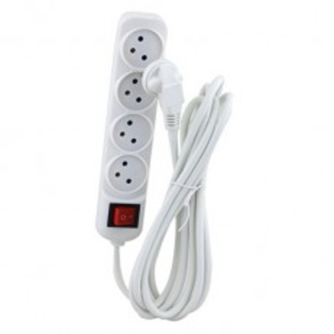 מפצל 4 שקעים עם כבל 3 מטר ומפסק