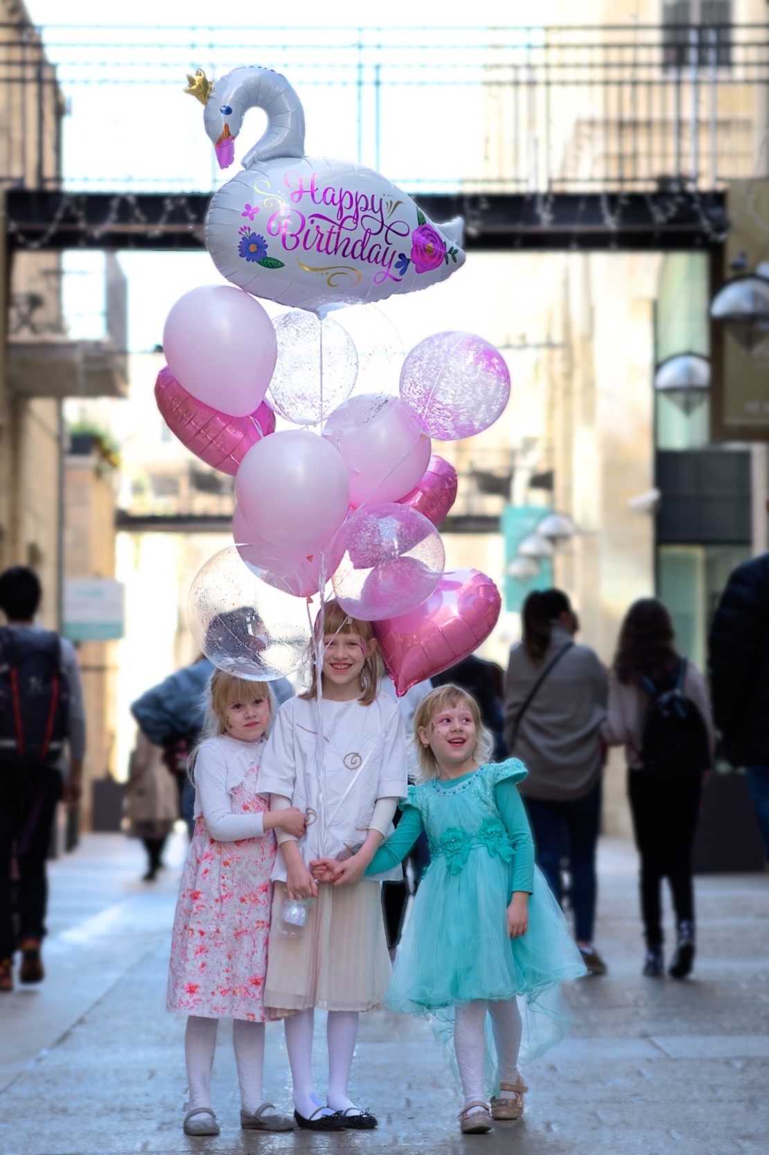 זר בלונים Flamingo