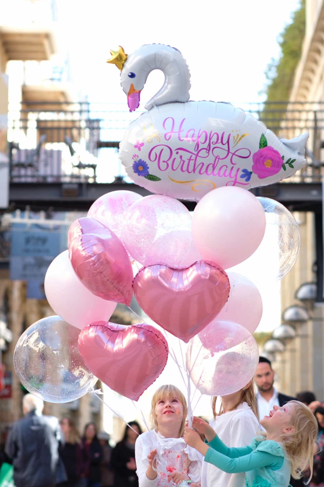 זר בלונים Flamingo