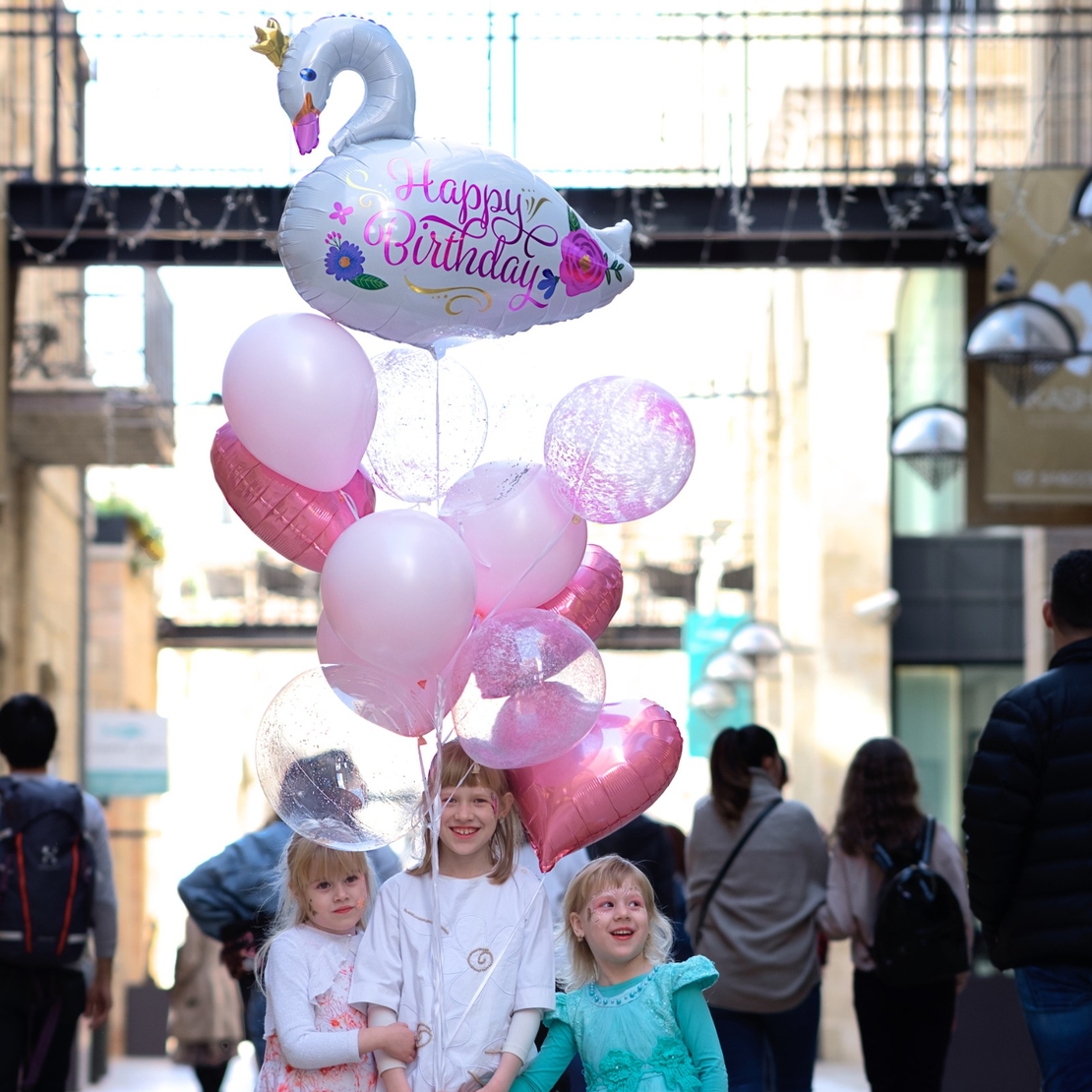 זר בלונים Flamingo