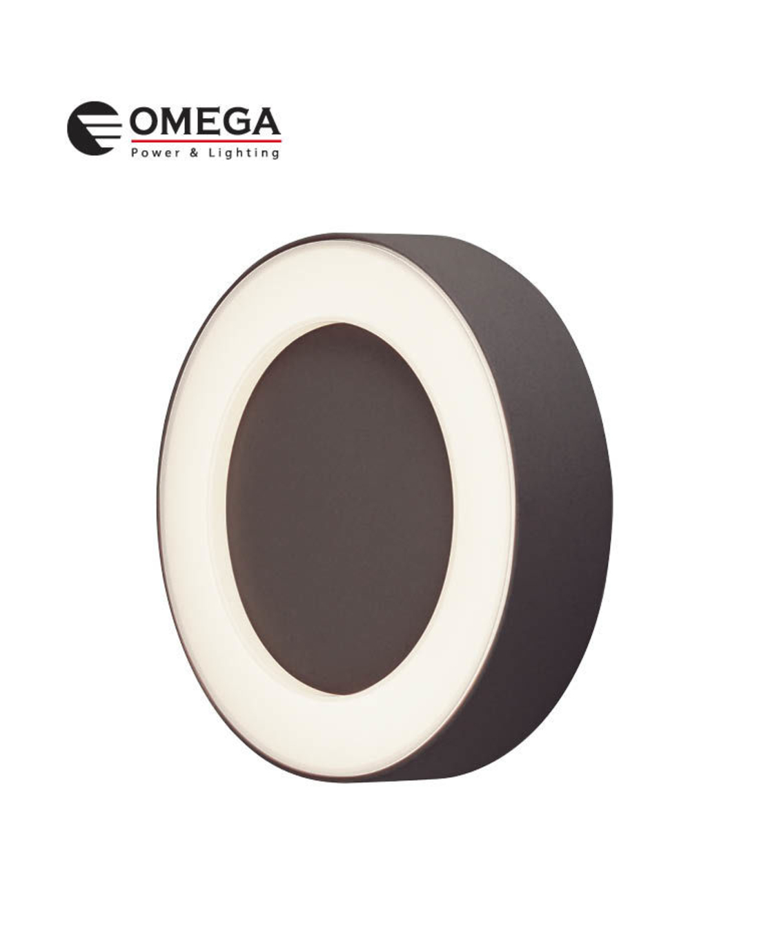 צמוד קיר/חומה SHINE עגול 12W