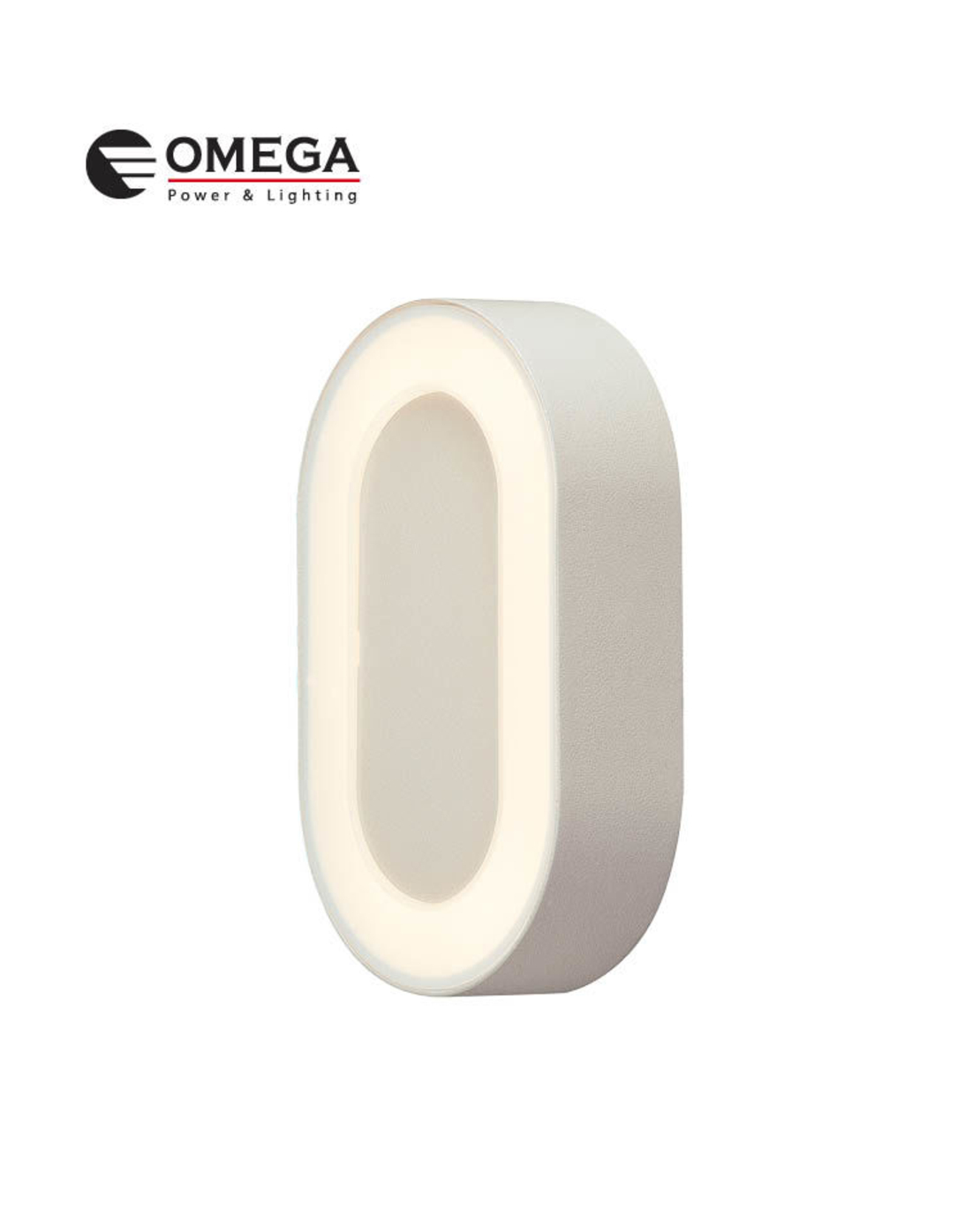 צמוד קיר/חומה SHINE אליפסה 12W