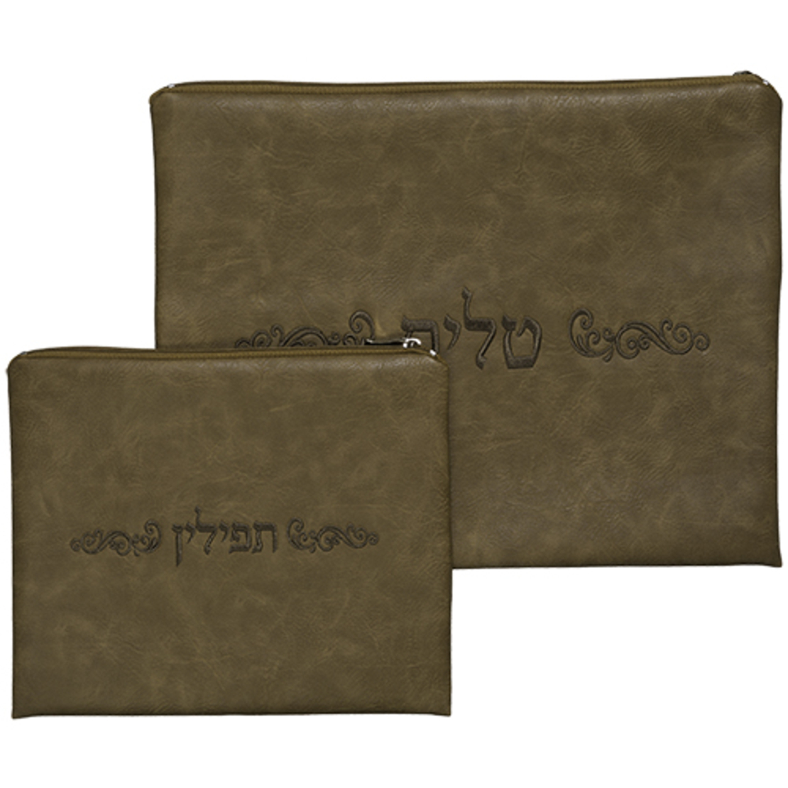 סט טלית תפילין מהודר דמוי עור