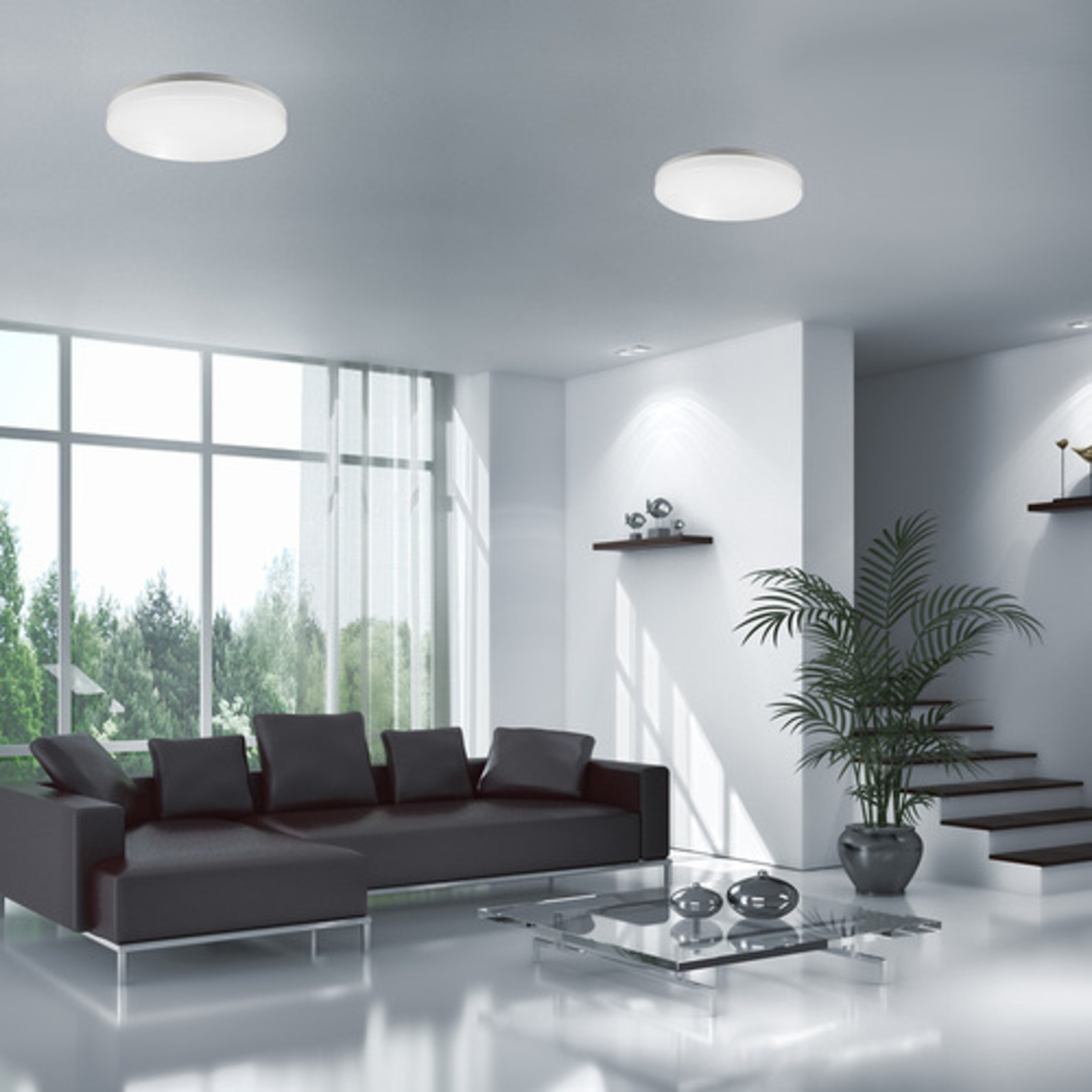 צמוד תקרה אייס עגול 18W IP54