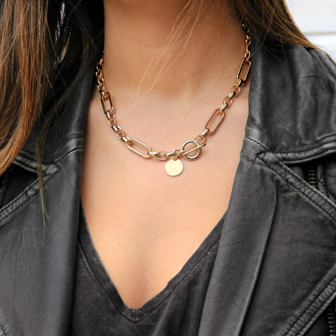 שרשרת אלישיה - זהובה