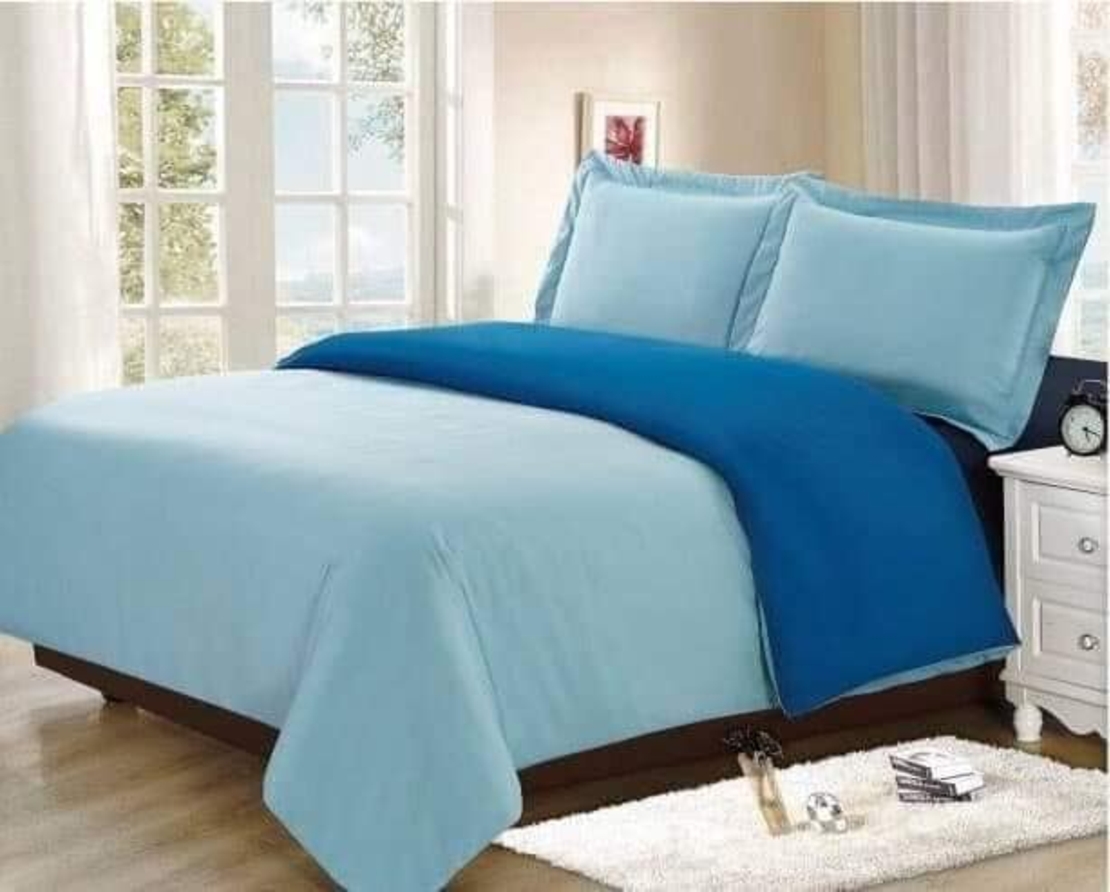 דו צדדי תכלת 180/200