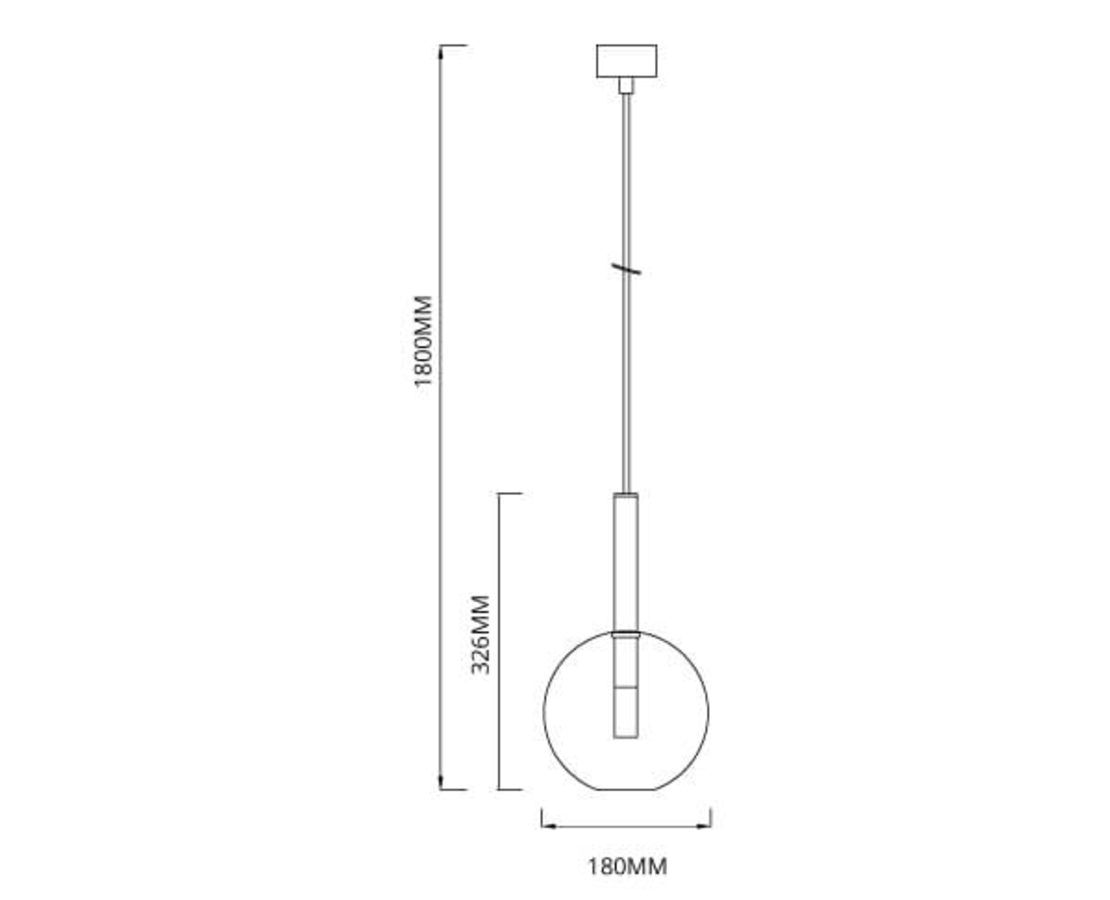 גוף תאורה תלוי סולאס 1 
