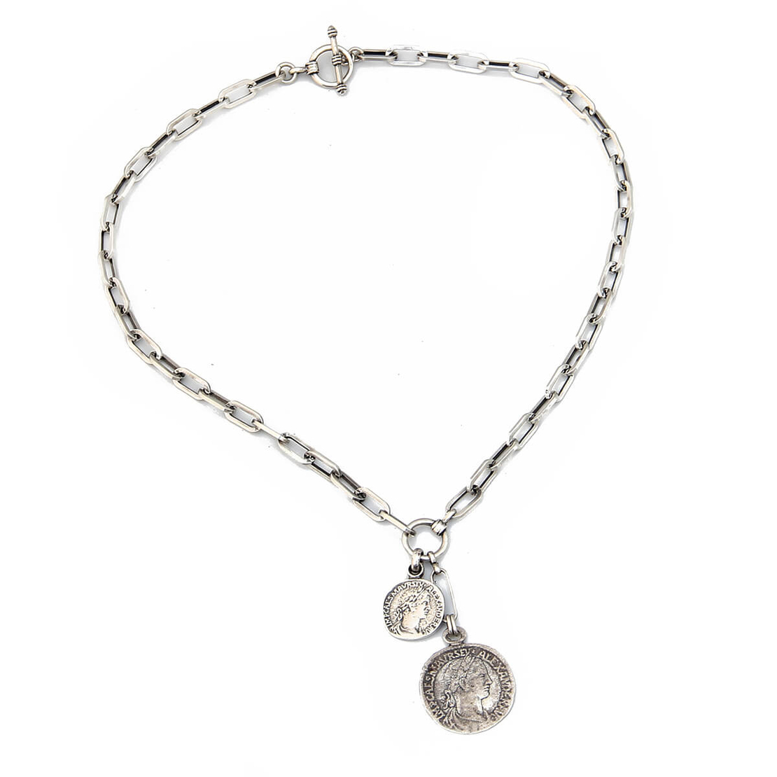 שרשרת קלאודיוס - כסף 925 מושחר  