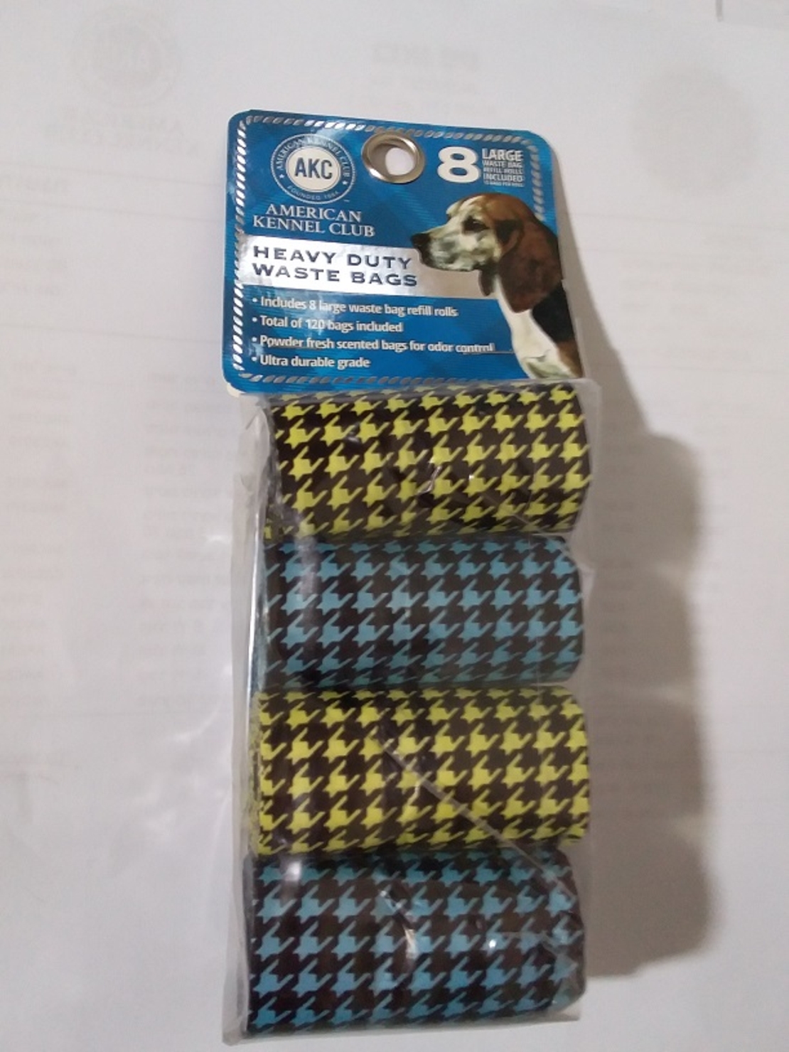 שקיות לאיסוף צרכים לכלב-רגילות. גליל בודד - AKC