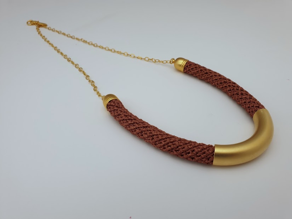 שרשרת ברונזה / זהב - בת שבע