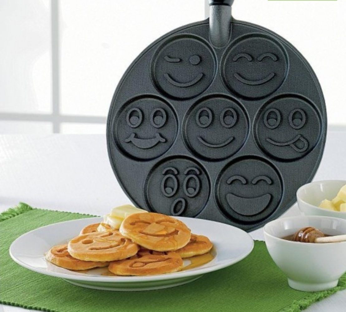 מחבת פנקייק פרצופים חיוכים