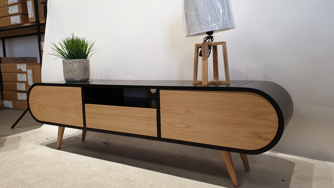 מזנון טלווזיה דגם אובלי