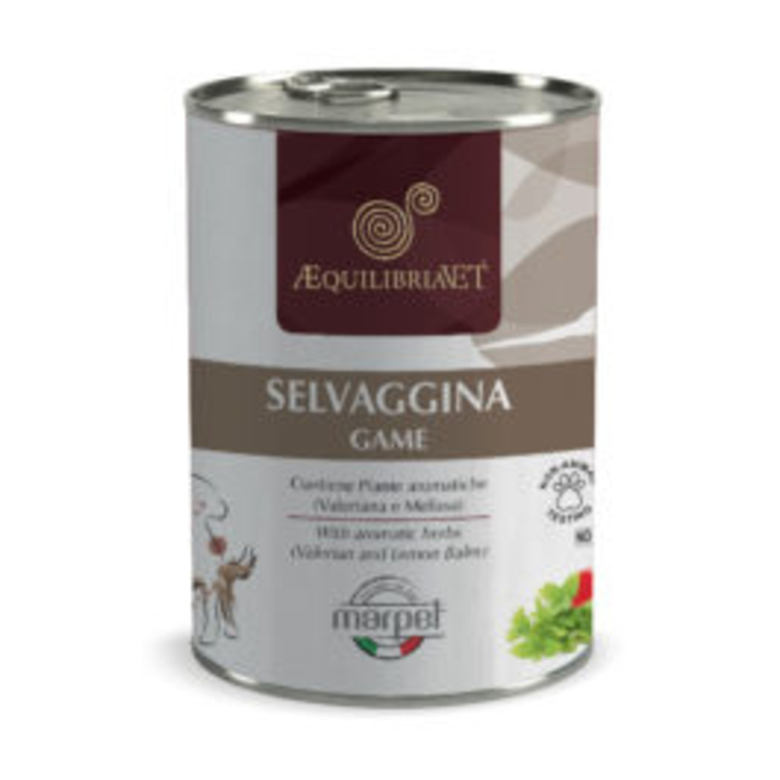 שימור אקוליבריה בשר ציד וצמחי מרפא 410 גר' 