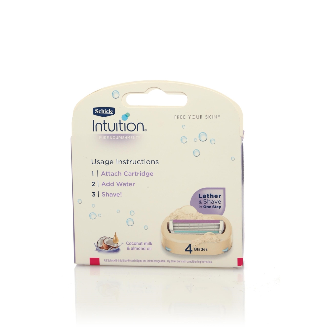 שיק אינטואישן סכין גילוח נשים שלישייה