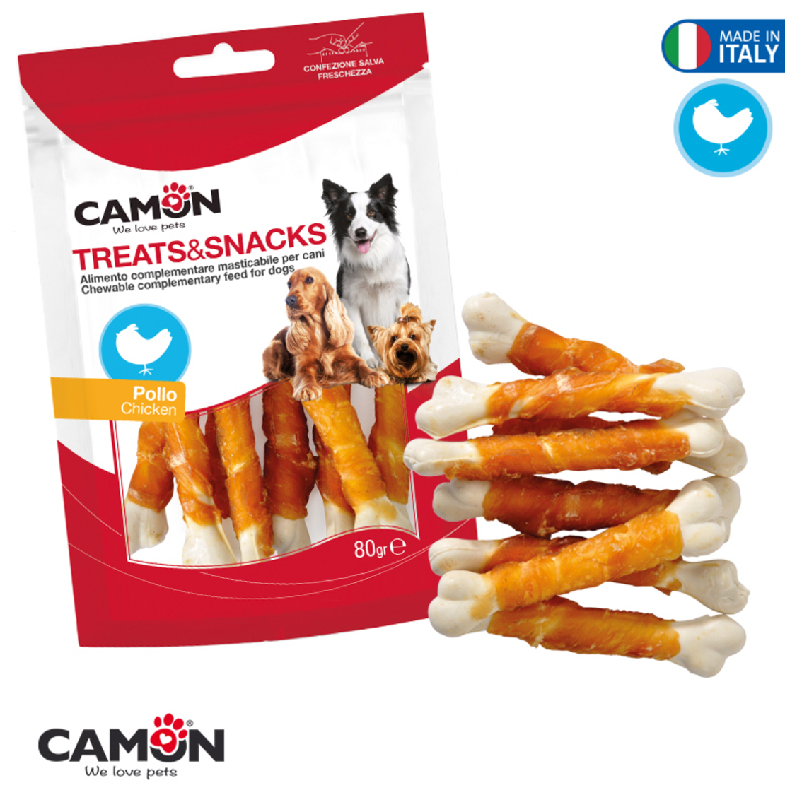 חטיף עצם קלציום ועוף