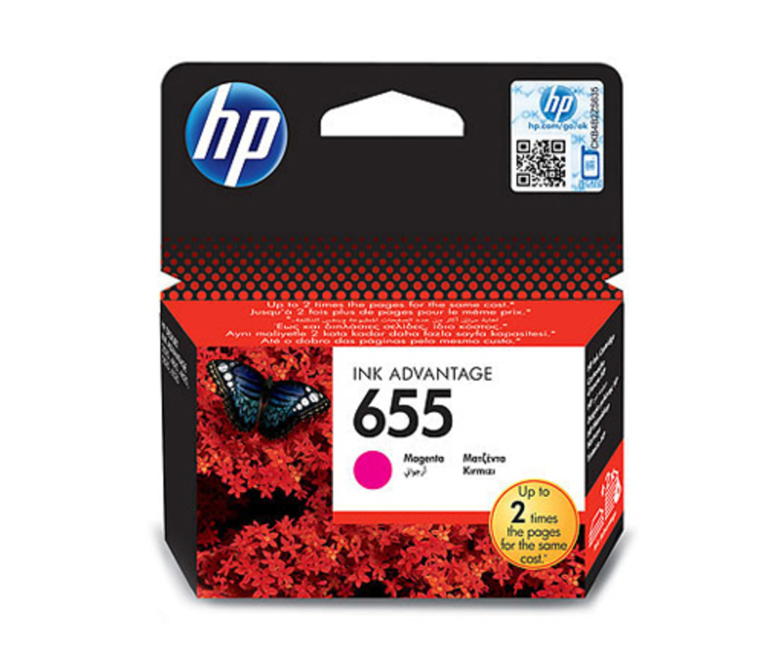 ראש דיו מקורי HP 655 אדום