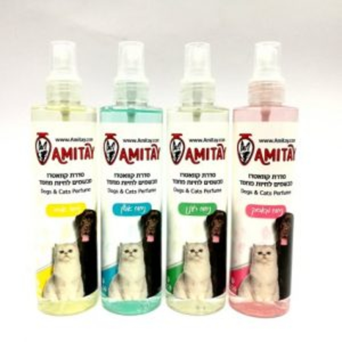 בושם בניחוח נפלא המתאים לכלבים וחתולים.