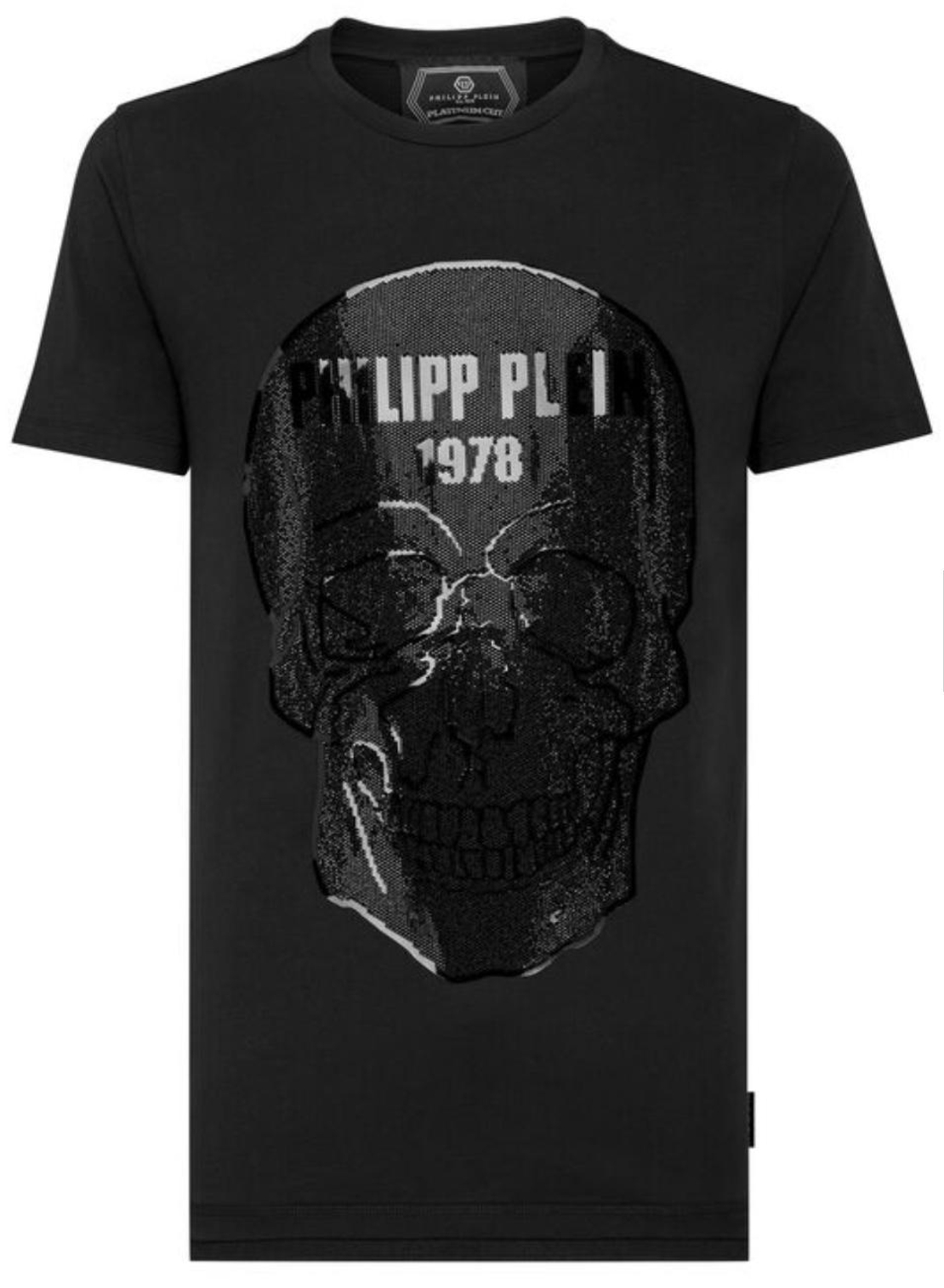 PHILIPP PLEIN - T-SHIRT ROUND NECK SS SKULL
