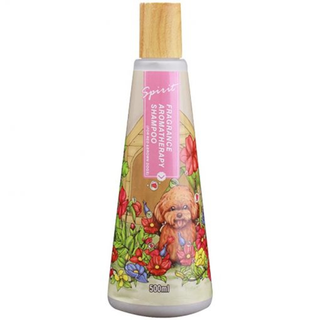 שמפו ספיריט ארומתרפי לפרווה בצבע חום/אדום 500 מ”ל