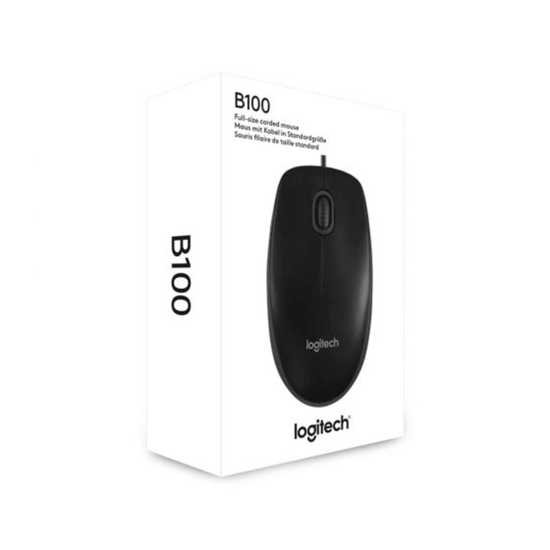 עכבר Logitech Optical USB B100