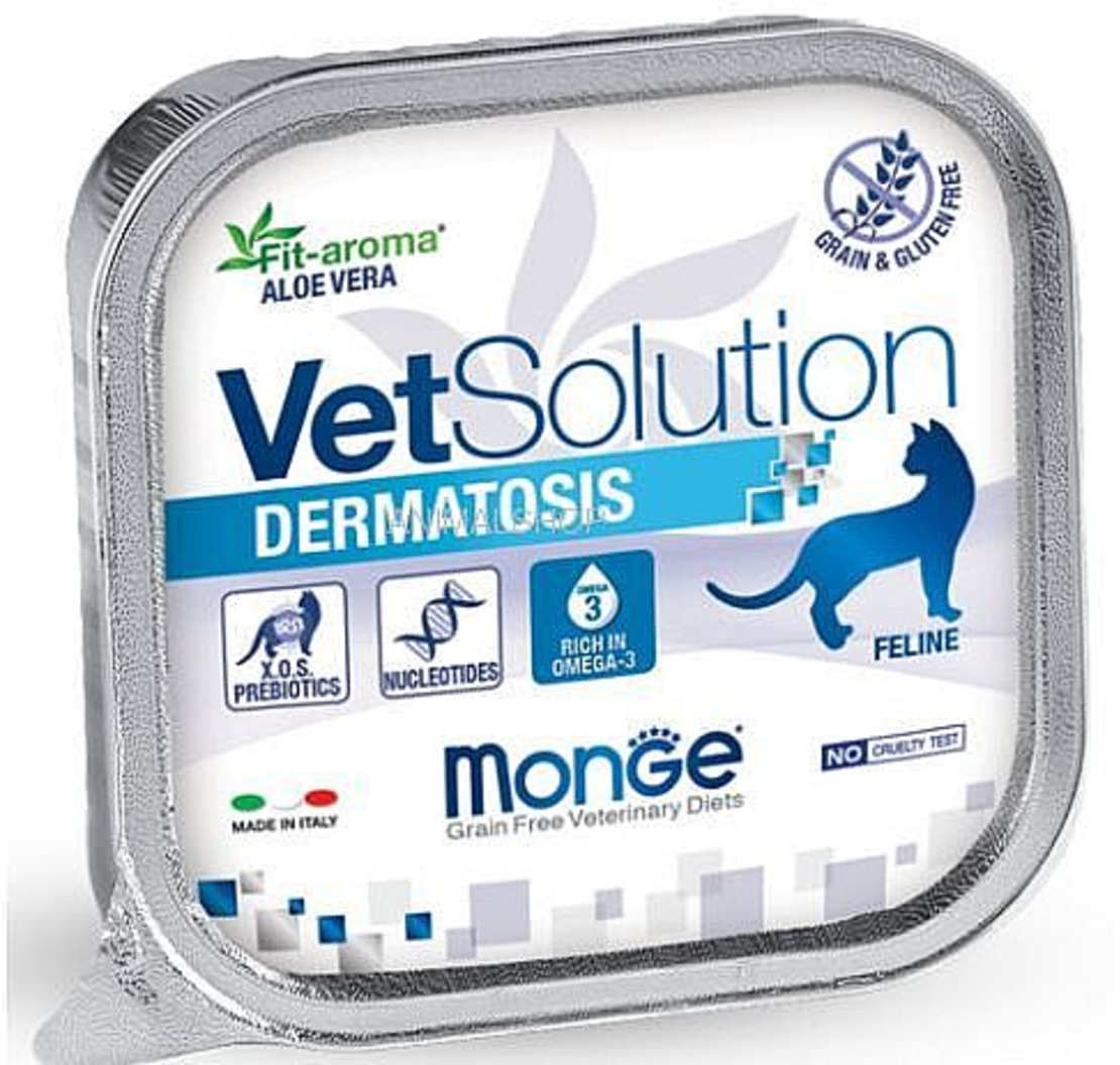 מונג' דרמטוזיס שימור רפואי לחתולים 100 גר'
