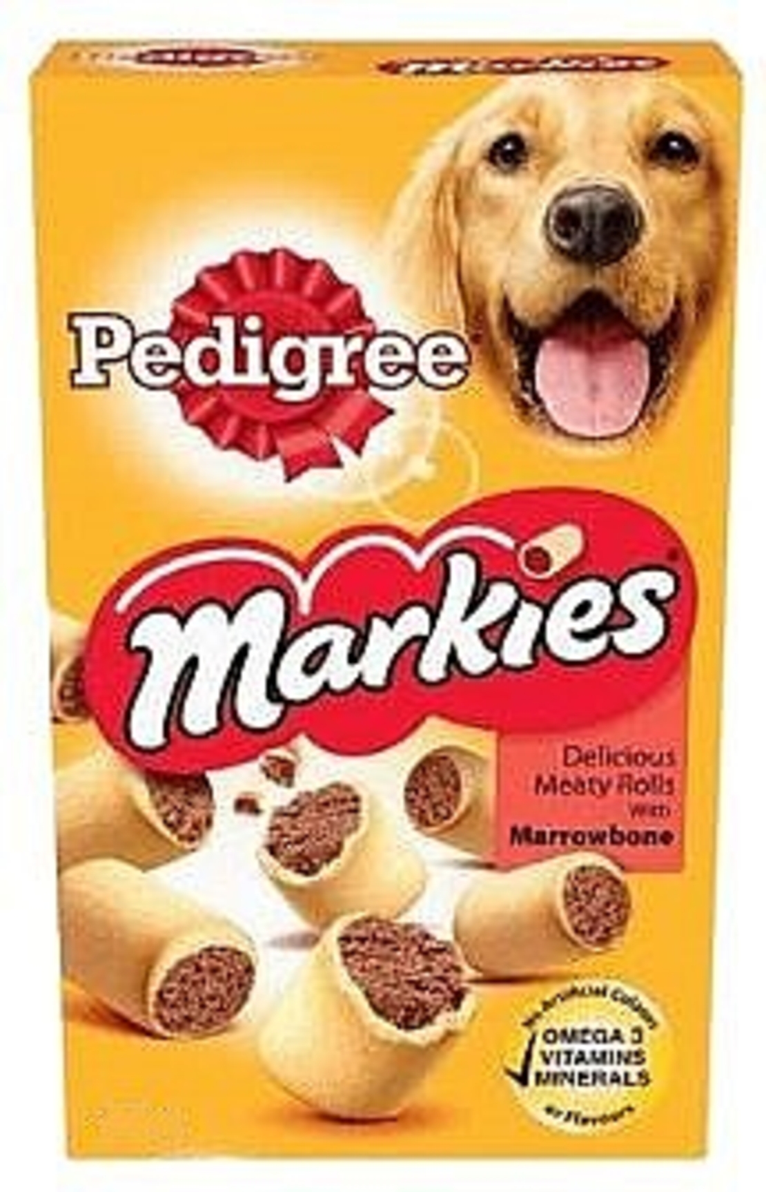 חטיף במילוי מח עצם לכלבים פדיגרי מארקיס 150 גר'