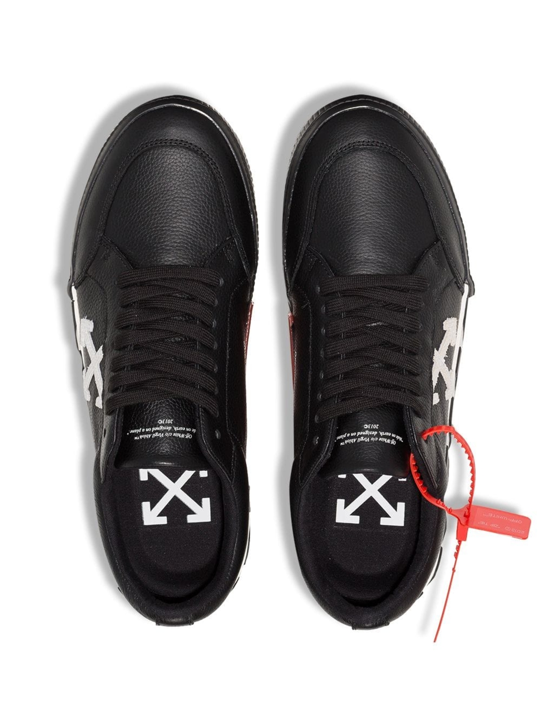 OFF-WHITE -LOW VULCANIZED SNEAKERS  -LEATHER 