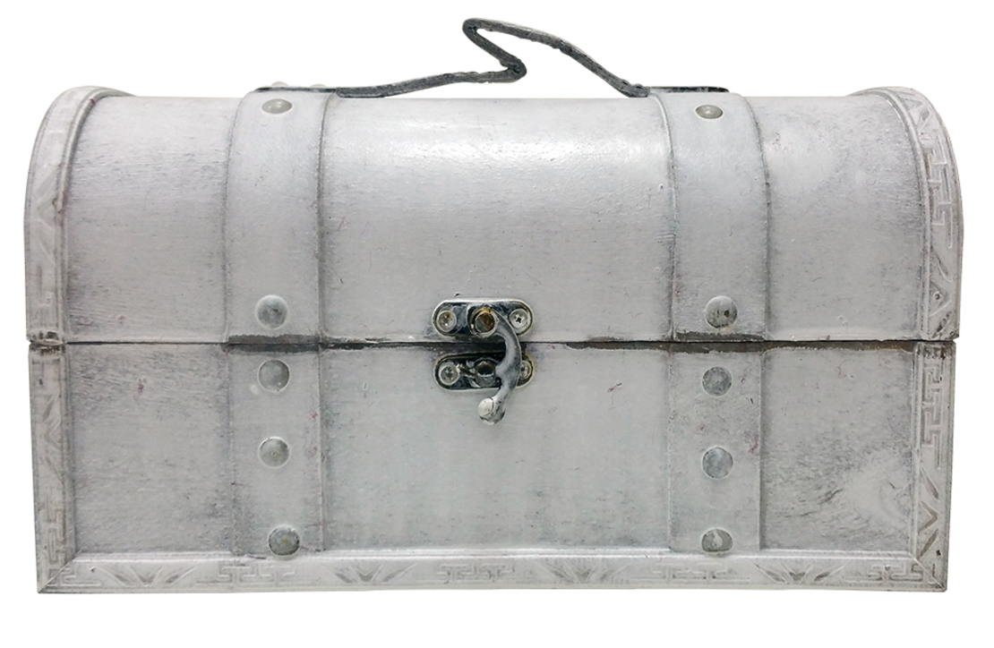 תיבת אוצר מעץ לבן