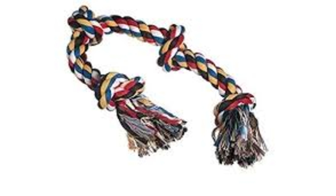 חבל משחק לכלב ׁארבעה קשרים