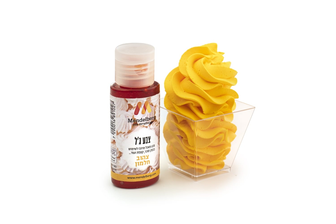 צבע מאכל ג'ל צהוב חלמון