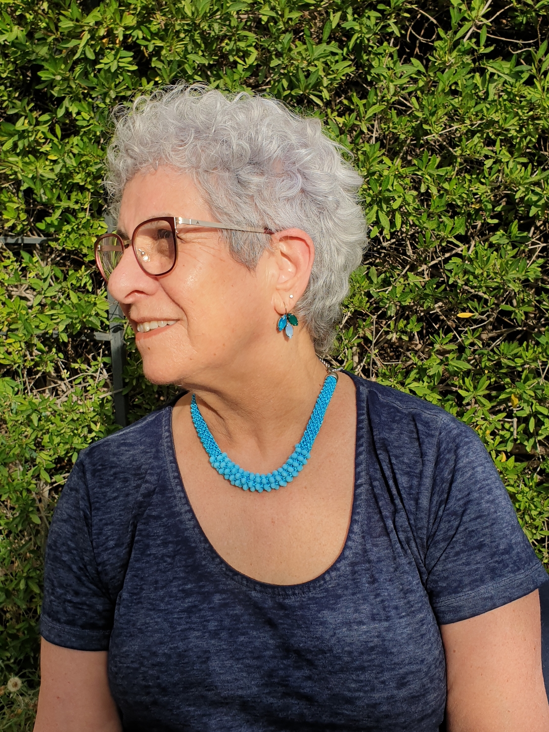  Light Blue Necklace - Ayelet