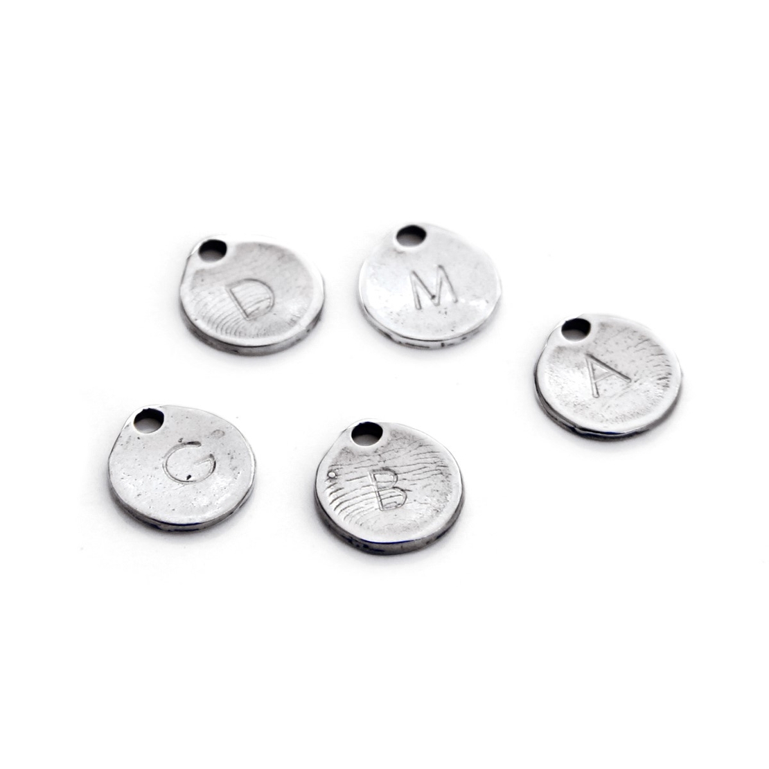 מטבע עם אות לתכשיט - כסף 925