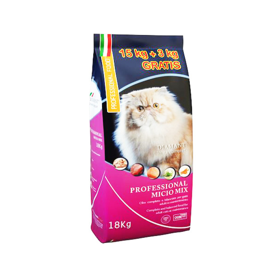 PROFESSIONAL פרופשיונל מזון לחתולים מיסוי מיקס 18 ק