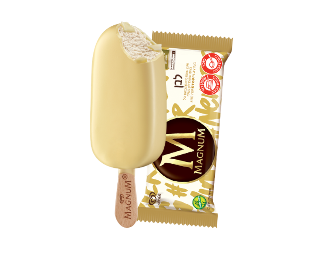 מגנום שוקולד לבן