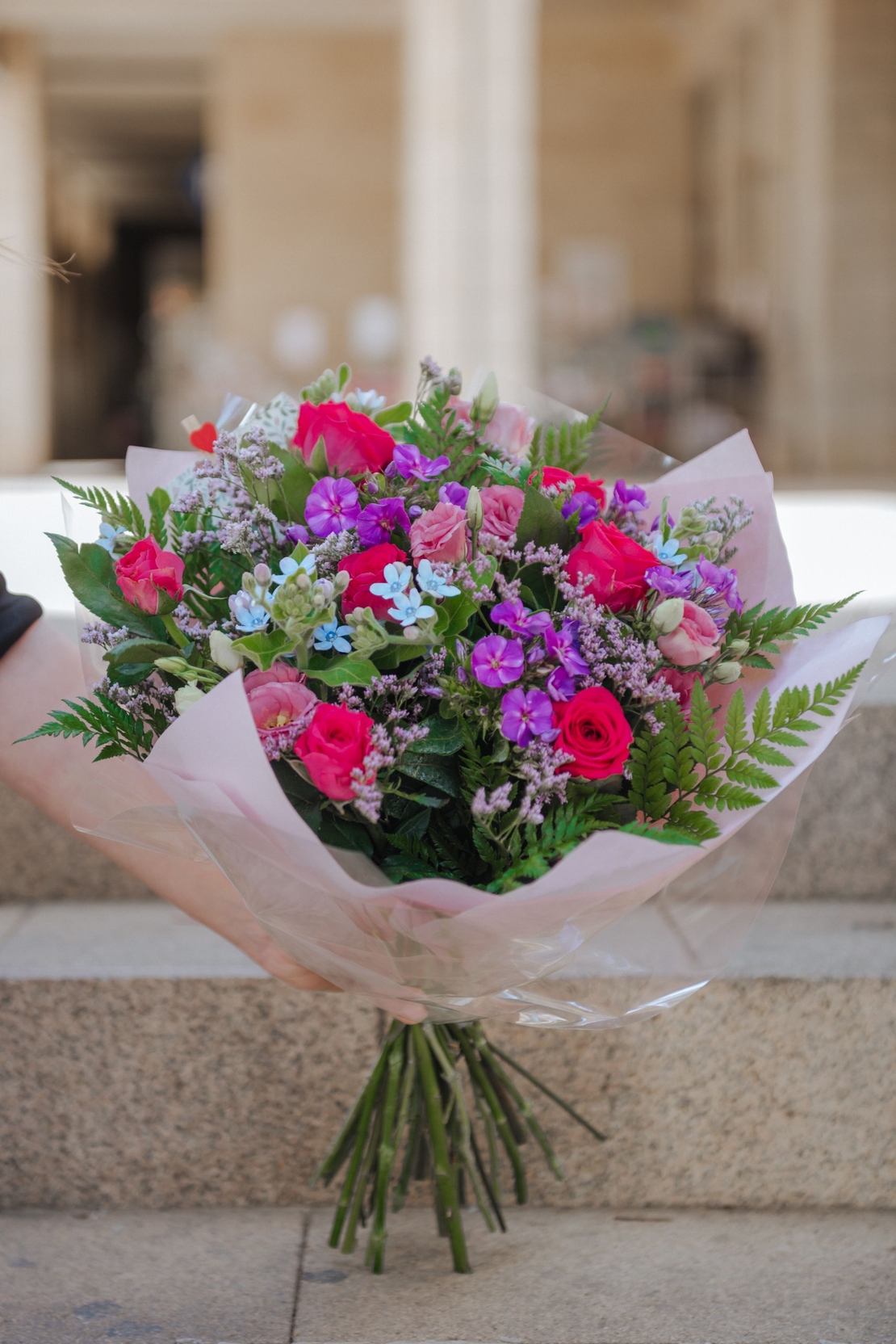 זר פרחים קרן שמש ראשונה של אביב #120