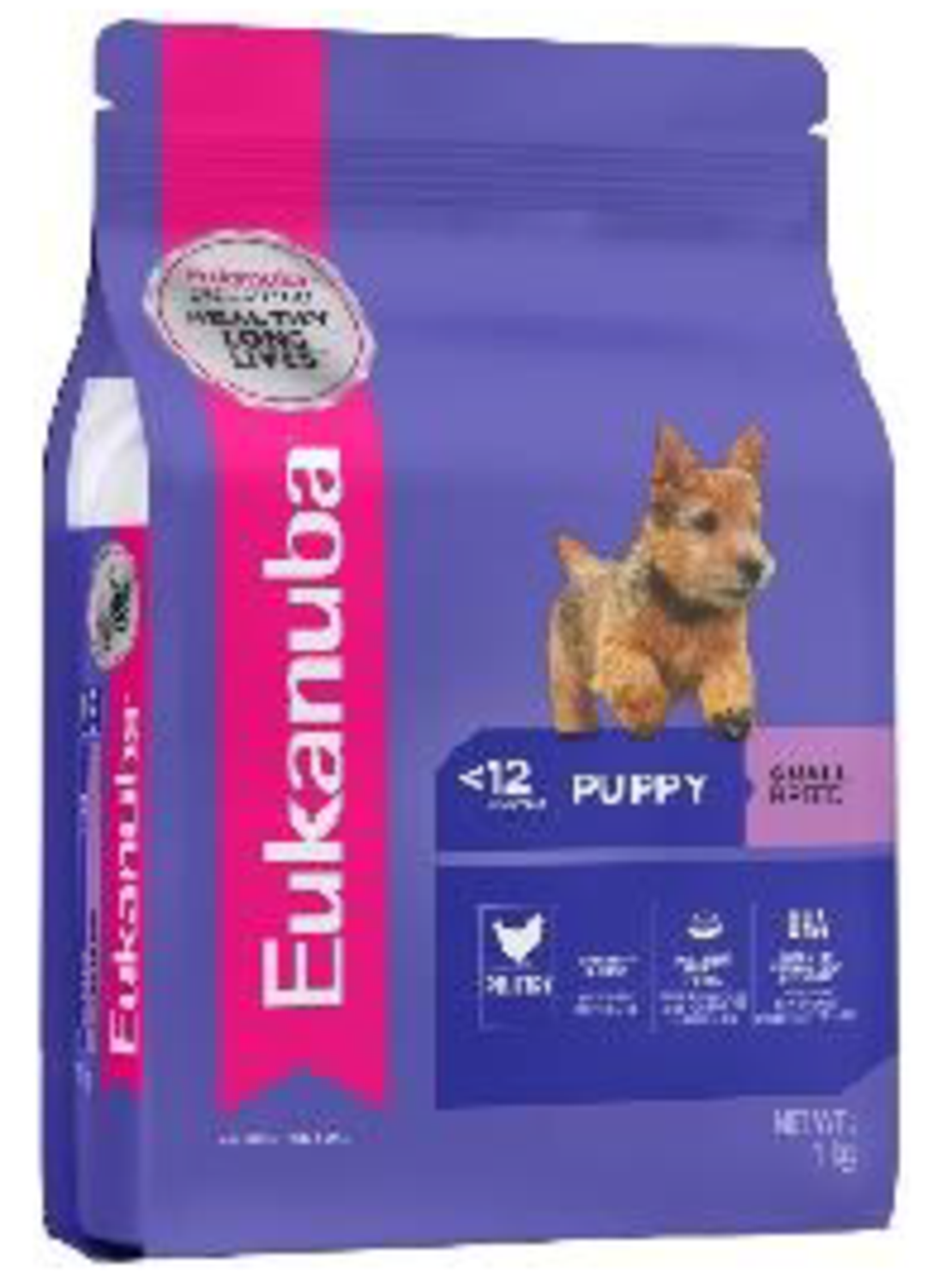 EUKANUBA יוקנובה מזון יבש לכלבים גזע קטן פפי 7.5 ק