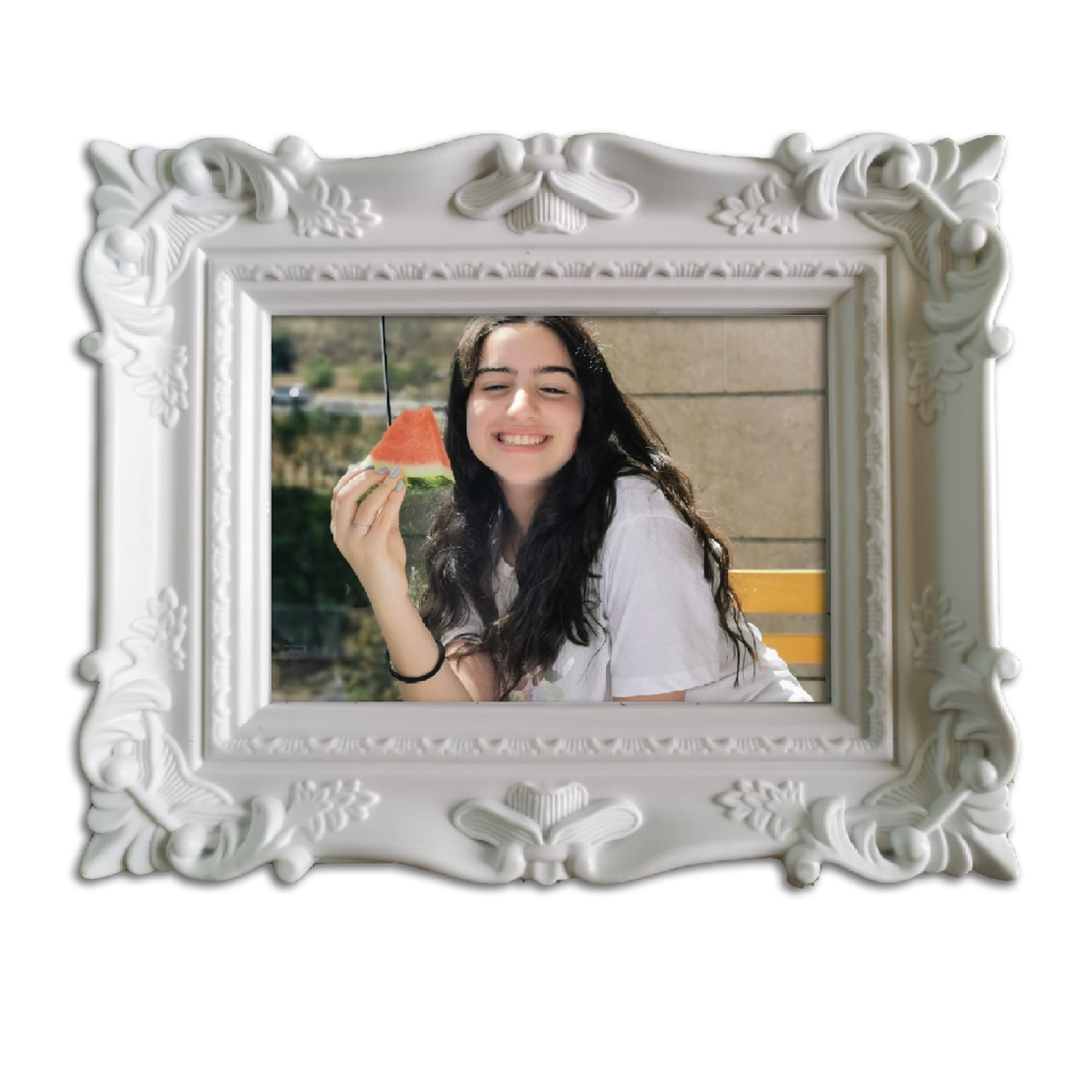 מסגרת תמונה לבנה/שחורה-קיר משפחה