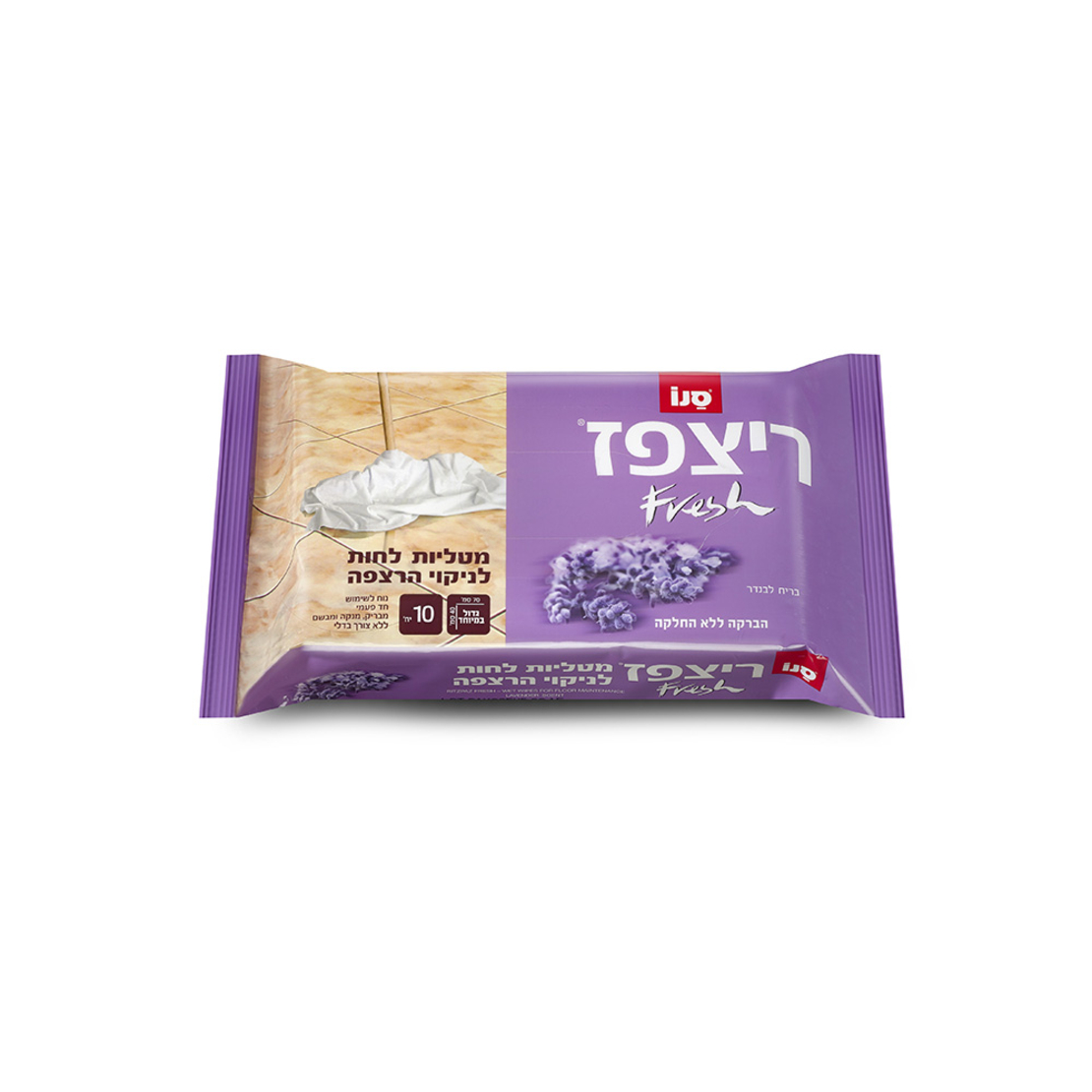 מטליות ריצפז פרש בניחוח לבנדר