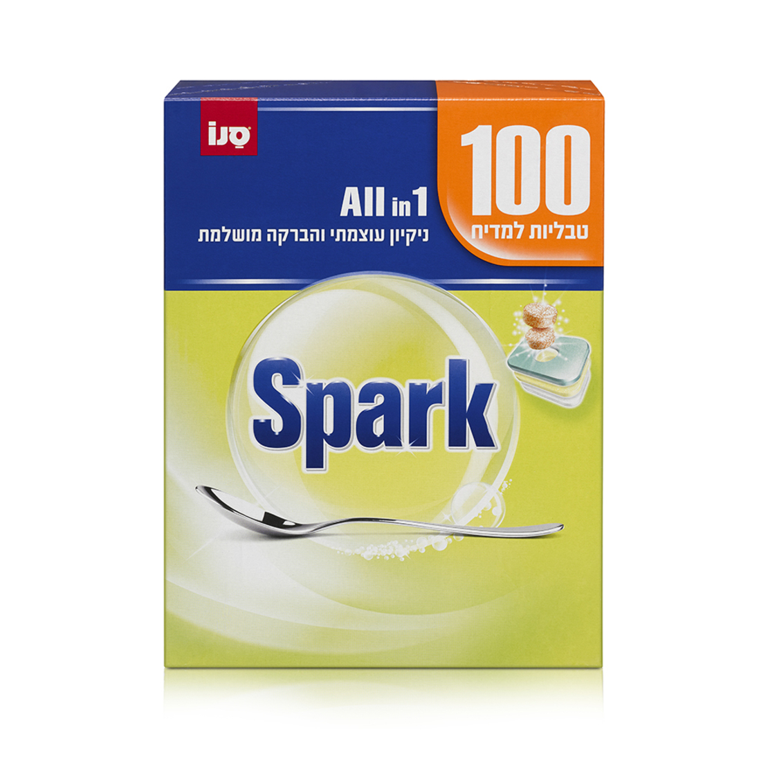 סנו ספארק 100 טבליות למדיח
