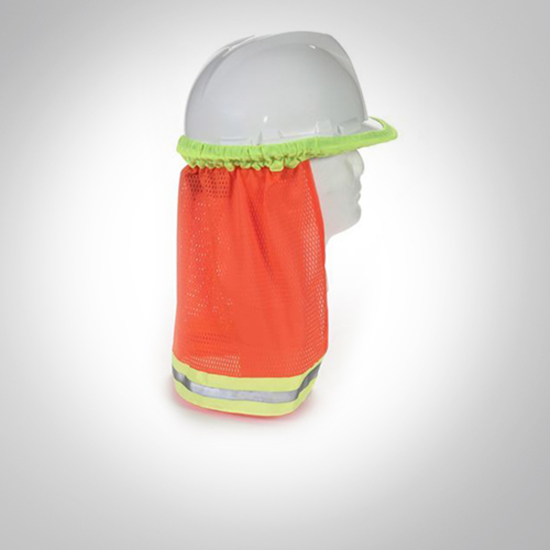 כיסוי צוואר כתום לקסדות מגן