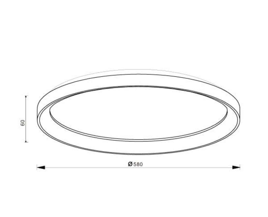 צמוד תקרה לוטוס 60 